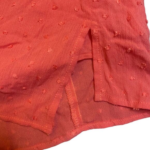 Gibson x The Motherchic Sunkissed Coral Virginia Ruffle Tank - Picture 9 of 9